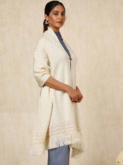 Soch Women Woven Design Acrylic Shawl - Image 3