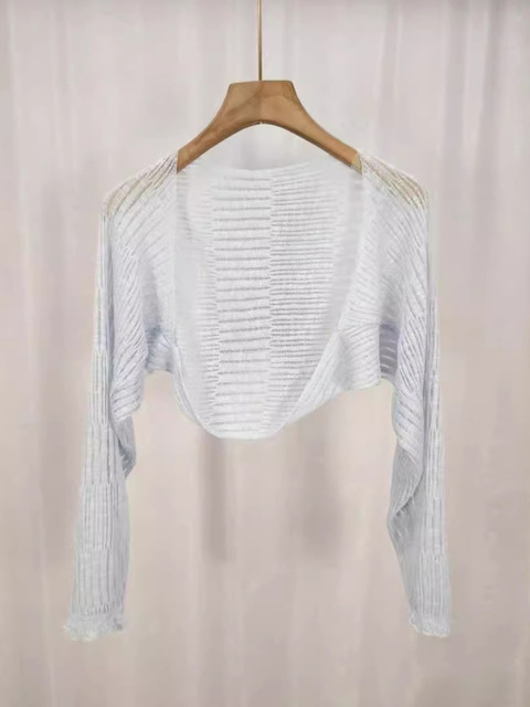 KPOP Women Long Sleeves Crop Shrug