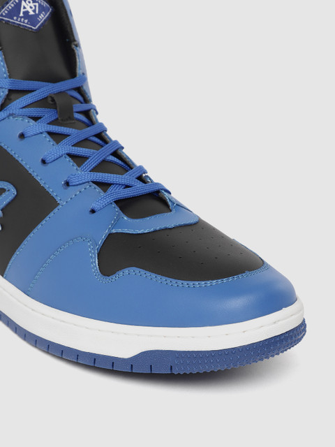 Aeropostale Men Perforated Detailing Mid-Top Sneakers - Image 6
