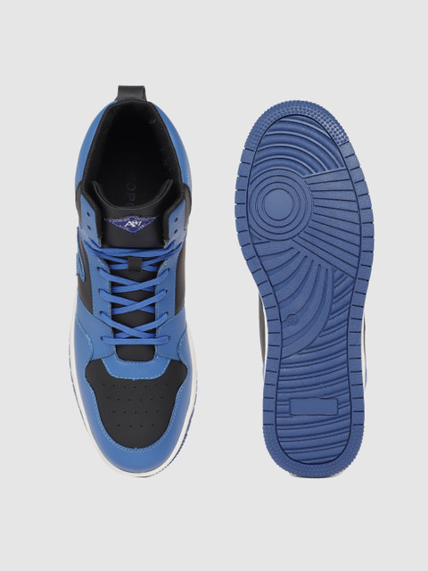 Aeropostale Men Perforated Detailing Mid-Top Sneakers - Image 5