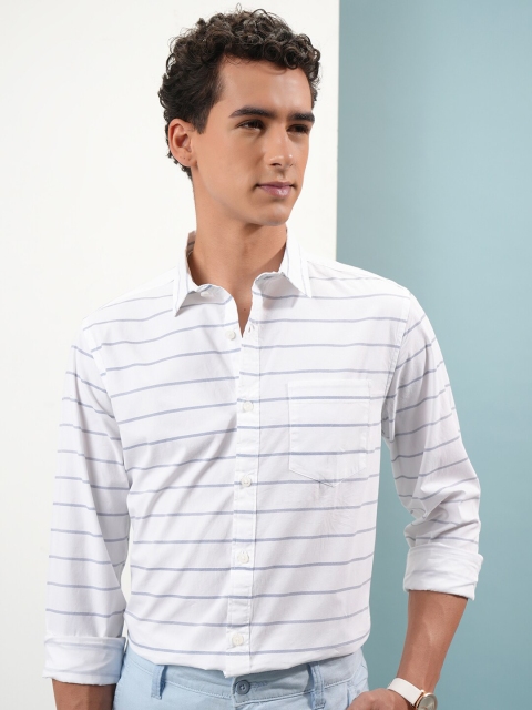 HIGHLANDER Indigo Regular Fit Shirt