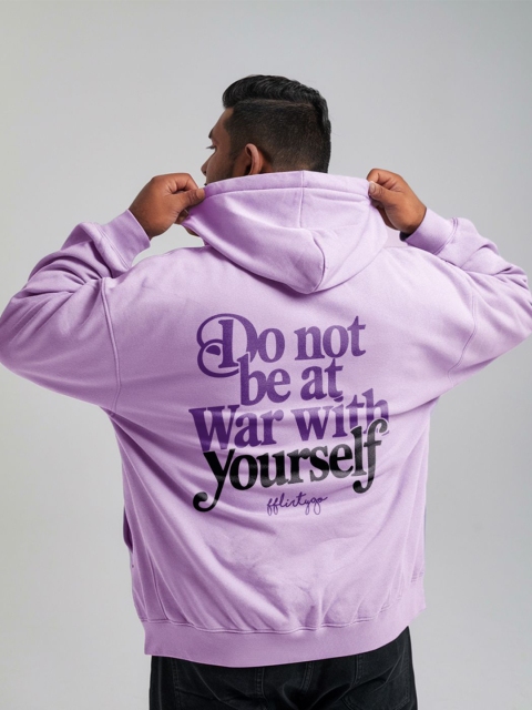 FFLIRTYGO Men Printed Hooded Sweatshirt