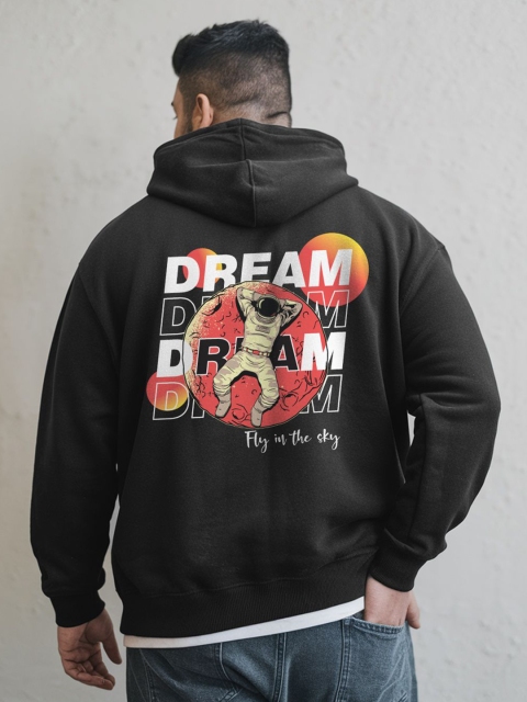 FFLIRTYGO Men Printed Hooded Sweatshirt