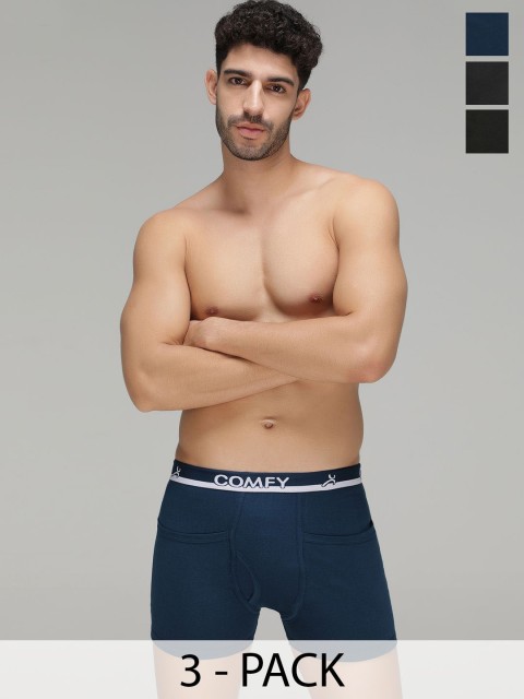 AMUL COMFY Pack of 4 Cotton Trunks - AC-LPTROE-MULTI-XS-4PC