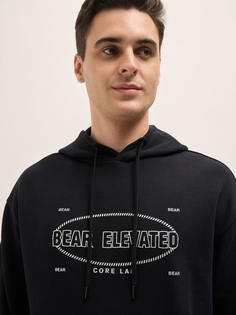 THE BEAR HOUSE Men Printed Hooded Sweatshirt - Image 2