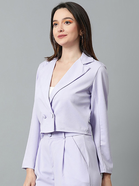 KOTTY Basics Double Breasted Crop Blazer - Image 3