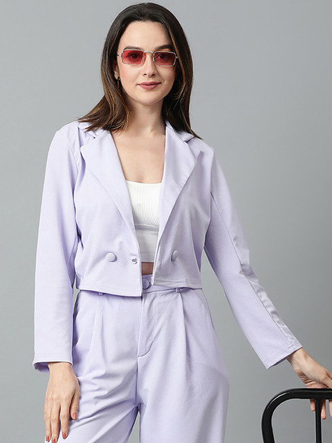 KOTTY Basics Double Breasted Crop Blazer - Image 5