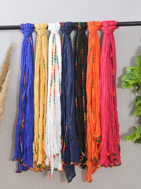 LA FEMINAE Pack of 7 Pure Cotton Dupatta