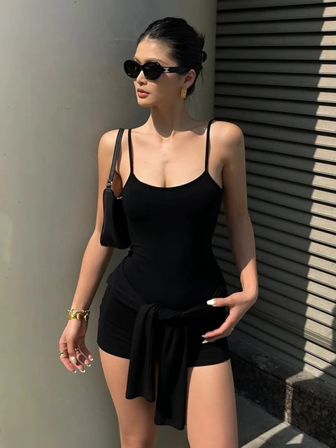 BAESD Women Solid Playsuit