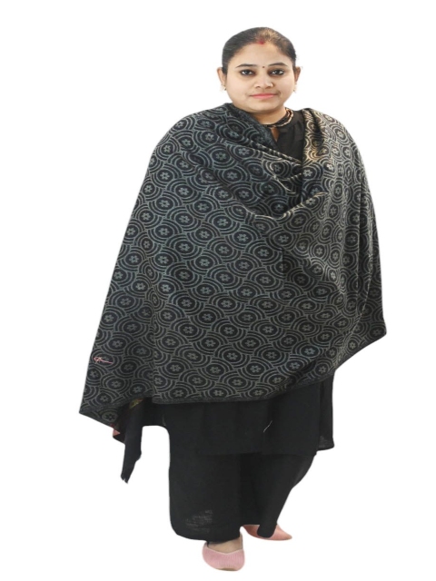 Vrinde Kashmiri Floral Woven Design Shawl