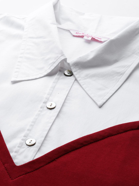 theRebelinme Women Colourblocked Plus Size A-Line Maxi Dress - Image 2