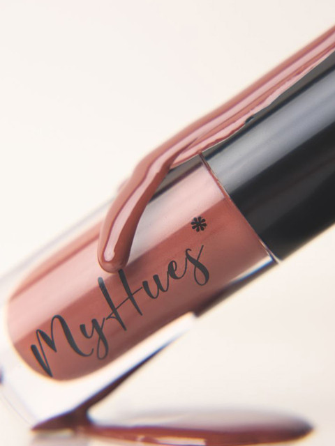 MyHues HyGlow Hydrating Lip Gloss Elixir 5 ml - Heer - Nude Brown