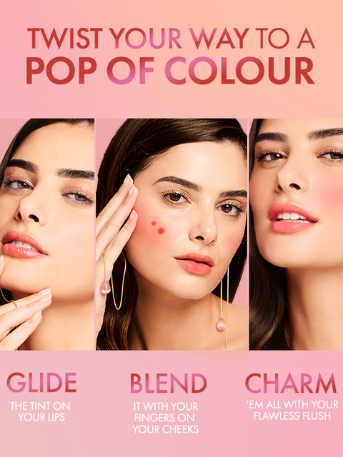 Lakme Lip Love Lip & Cheek Tint 1.8 g - Downtown Nude - Image 7