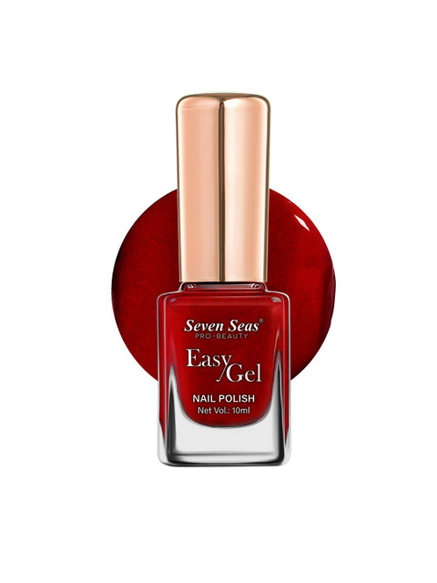 Seven Seas Easy Gel Pro-Beauty Quick Dry Formula Glossy Nail Polish - 10 ml - Red 271