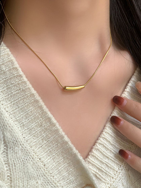 Designs & You Gold-Plated Stainless Steel Anti Tarnish Chain - Image 4