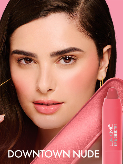 Lakme Lip Love Lip & Cheek Tint 1.8 g - Downtown Nude - Image 5