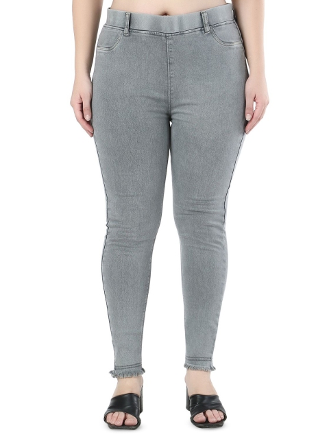 ZXN CLOTHING Women Mid-Rise Slim-Fit Jeggings