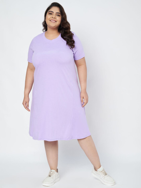 BRINNS Plus Size Cotton T-shirt Dress
