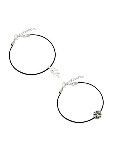 HIGH TRENDZ Women Set of 2 Anklets