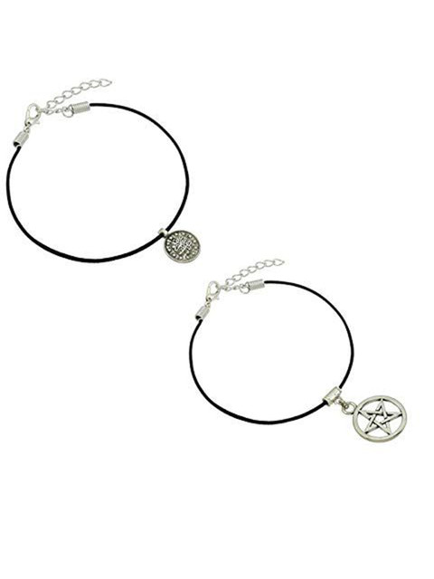 HIGH TRENDZ Women Set of 2 Anklets