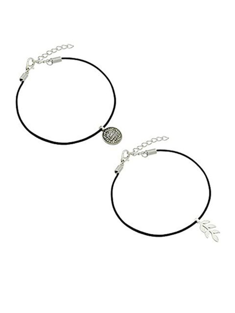 HIGH TRENDZ Women Set of 2 Anklets