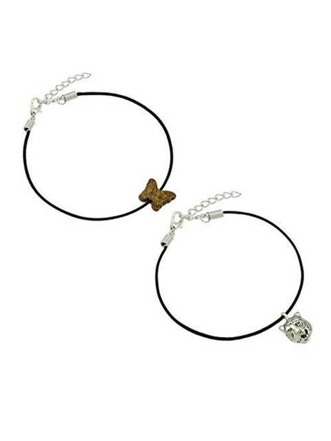 HIGH TRENDZ Women Set of 2 Anklets