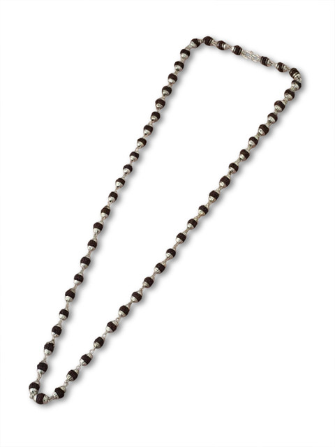 Japam Silver Plated Elegant Rudraksha Mala - Image 3