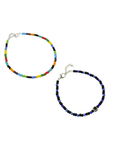 HIGH TRENDZ Women Set of 2 Anklets