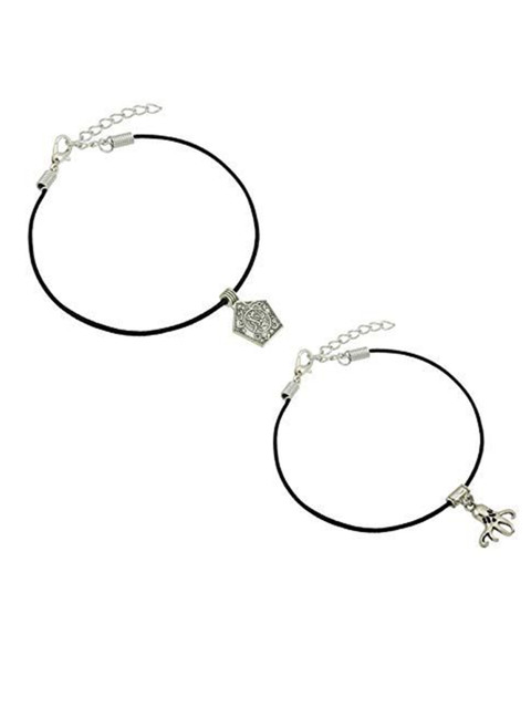 HIGH TRENDZ Women Set of 2 Anklets