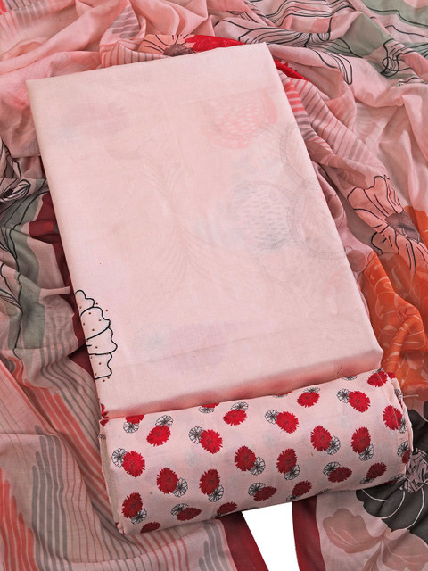 TAVAS Printed Unstitched Dress Material