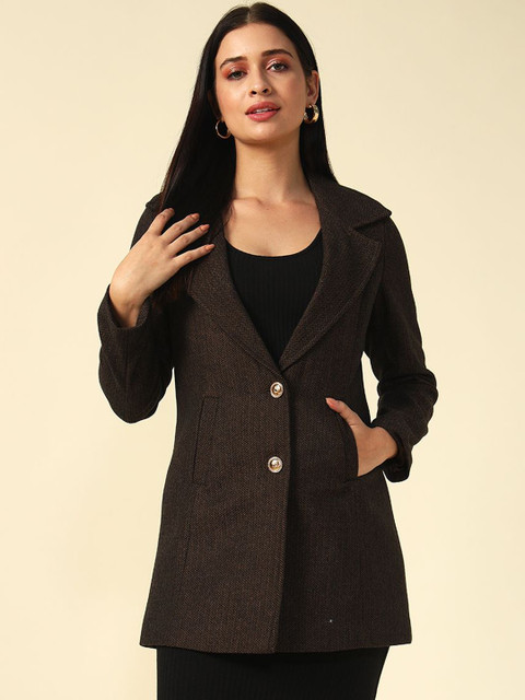 Beatnik Notched Lapel Single Breasted Casual Blazer