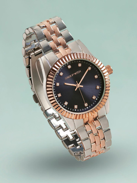 JOKER & WITCH Women Embellished Dial & Bracelet Style Straps Analogue Watch AMWW1133