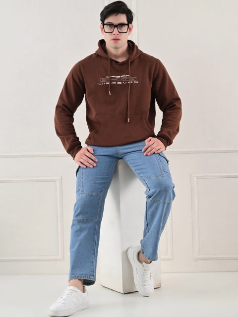 STARFOX Men Printed Hooded Oversized Sweatshirt - Image 6