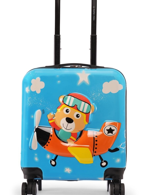 Nasher Miles TTT Pilot Polycarbonate Cabin Sky Blue Trolley Bag - 17 inch (44cm) - Image 6