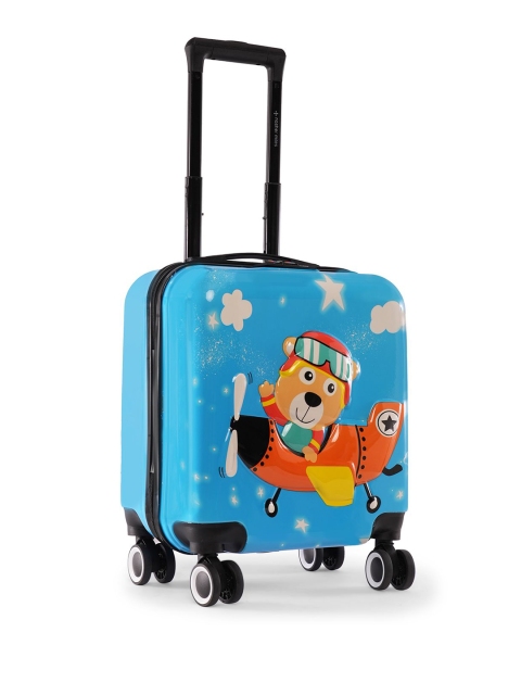 Nasher Miles TTT Pilot Polycarbonate Cabin Sky Blue Trolley Bag - 17 inch (44cm) - Image 3