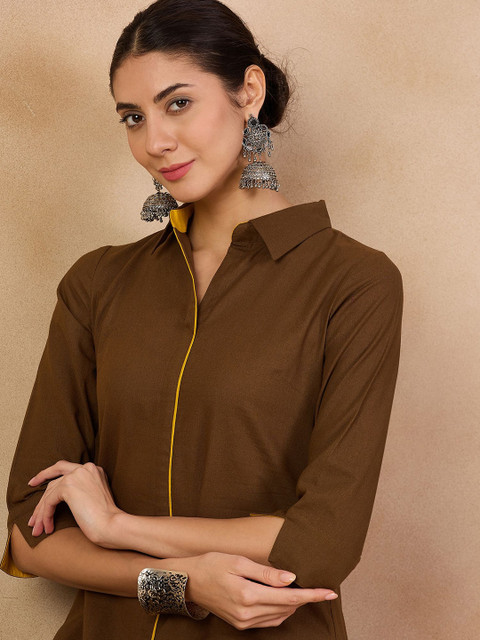 Anouk Pure Cotton Tunic With Trousers