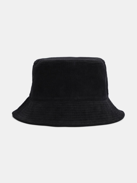 Jack & Jones Men Black Embroidered Bucket Hat - Image 3