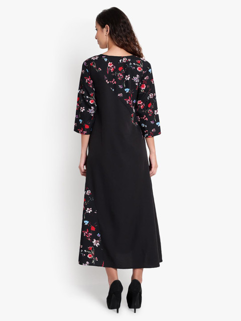 Indietoga Women Floral Printed Maxi Dress - Image 5