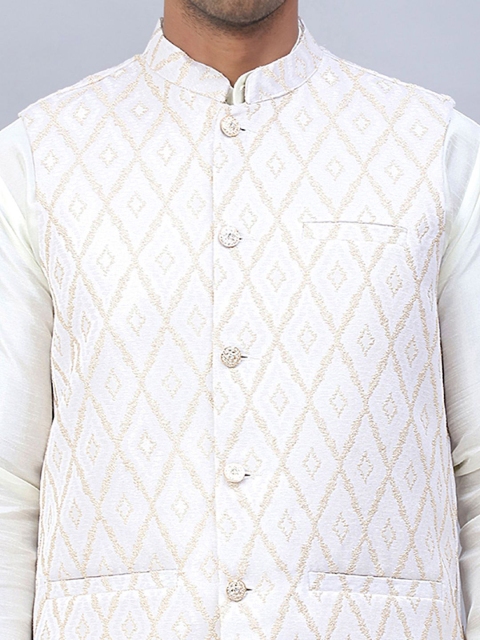 Jompers Embossed Nehru Jackets - Image 2