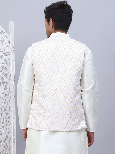 Jompers Embossed Nehru Jackets - Image 4