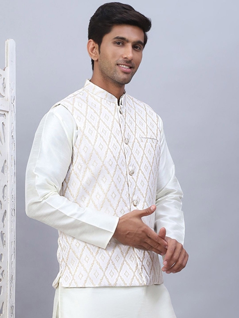 Jompers Embossed Nehru Jackets - Image 5