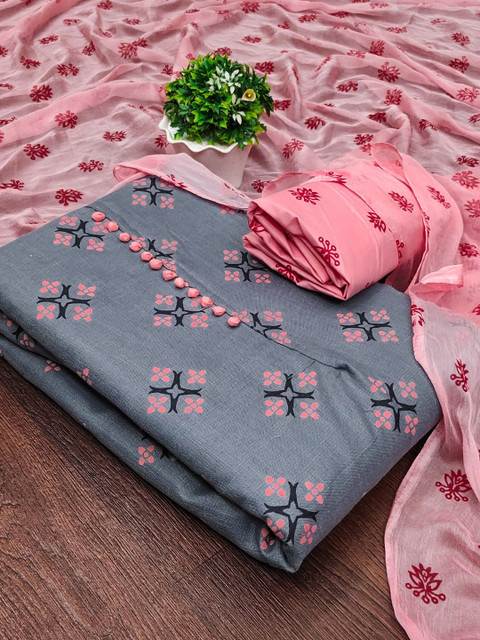 LeeliPeeri Designer Printed Unstitched Dress Material