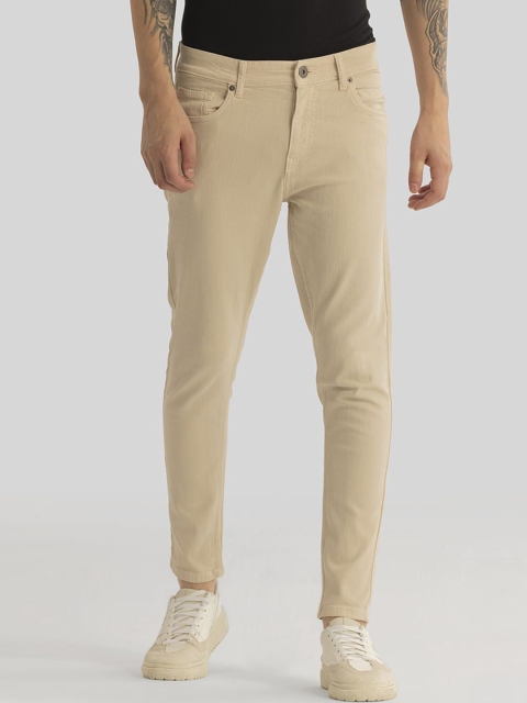 Snitch Men Mid-Rise Narrow Skinny Fit Stretchable Jeans