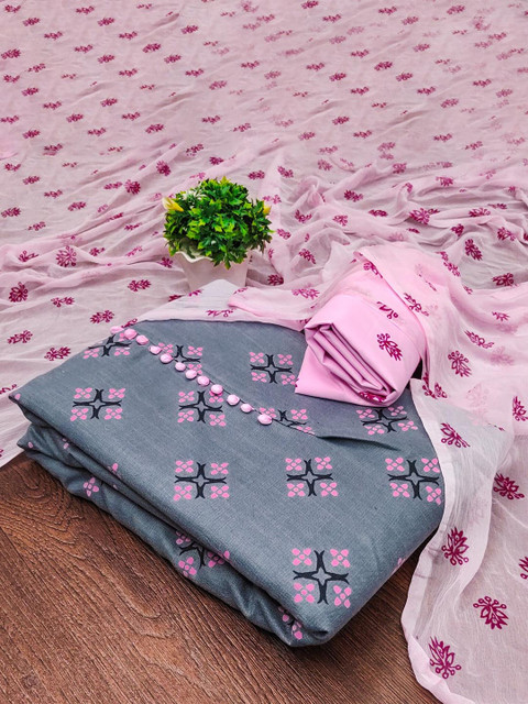 LeeliPeeri Designer Printed Unstitched Dress Material