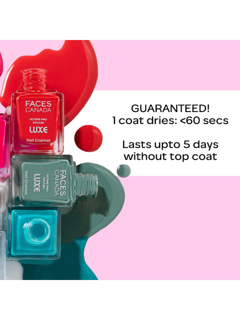 FACES CANADA Ultime Pro Splash Luxe Nail Enamel - 12ml - Purple Punch L51 - Image 7