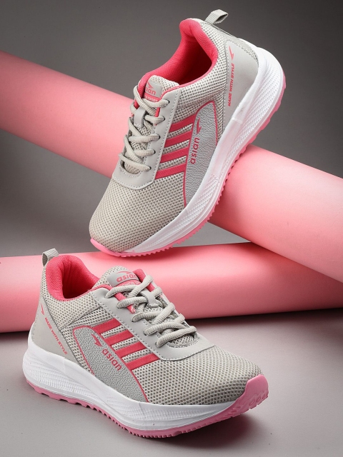 ASIAN Women Mesh Running Lace-Ups Non-Marking Shoes