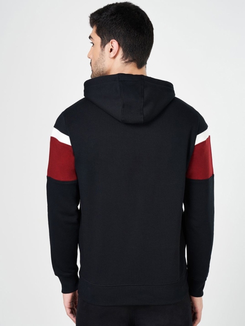 BYFORD by Pantaloons Men Colourblocked Long Sleeves Hooded Sweatshirt - Image 5