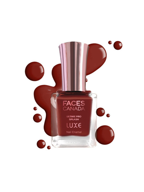 FACES CANADA Ultime Pro Splash Luxe Nail Enamel - 12ml - Just Rust L58