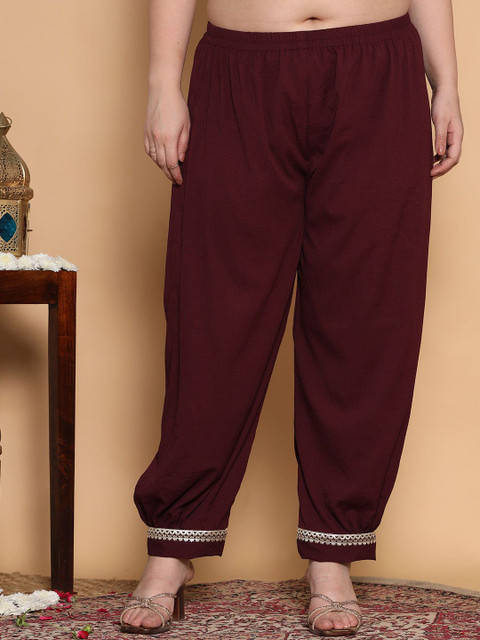 LetsDressUp Women Loose Fit Crepe Salwar