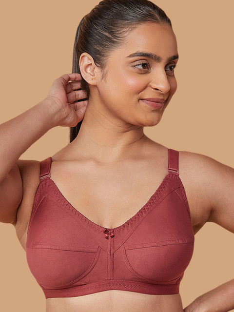 MAASHIE M307 Pack of 3 Non Padded Everyday Minimizer Bra WNE-WNE-WNE